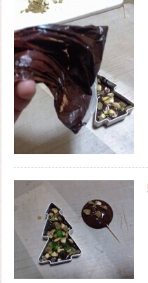 干果巧克力棒的做法